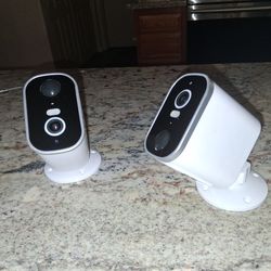 Indoor outdoor security cameras wireless brand new $35 no less that is correct sir thank you so much for bringing that out so quickly can you just set