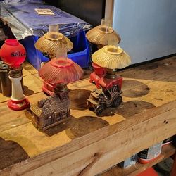 Vintage Western Oil Lamps