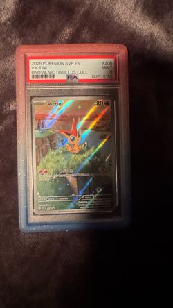 PSA 9 Victini #208 Pokémon Unova Illus Coll 2025