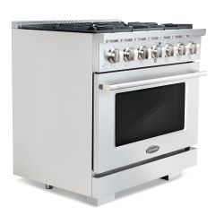 New open Box 36" Professional Style Gas Range