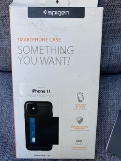 IPhone 11 spigen case -black