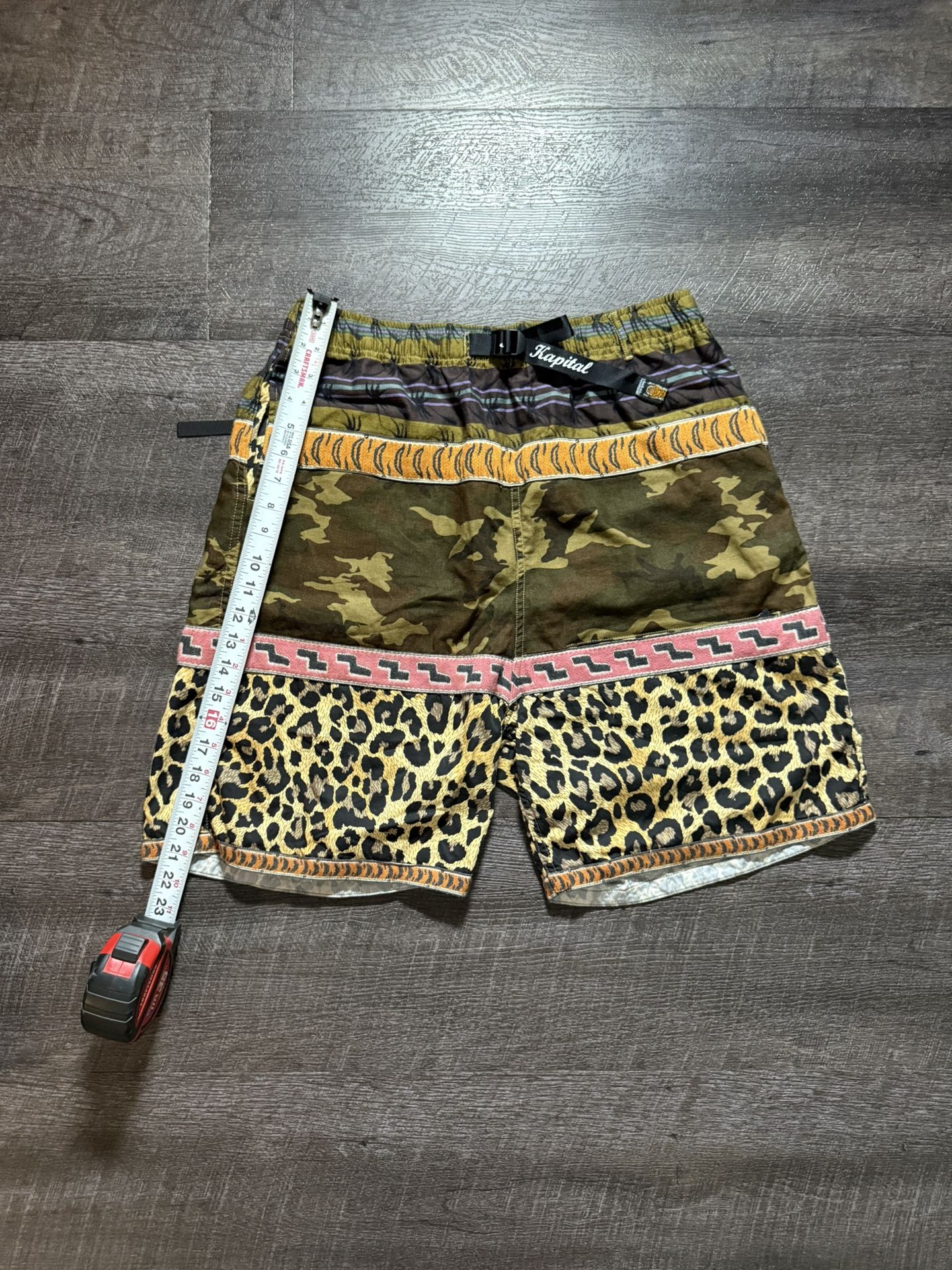 Kapital Belted Kaya Shorts Size 4