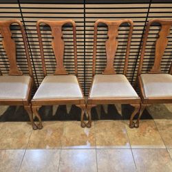 FREE 4 Dining Chairs.  Need Work. FREE