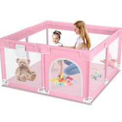 Pink Baby play Pen 