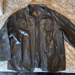 Balenciaga Leather Jacket Size 6 Black 