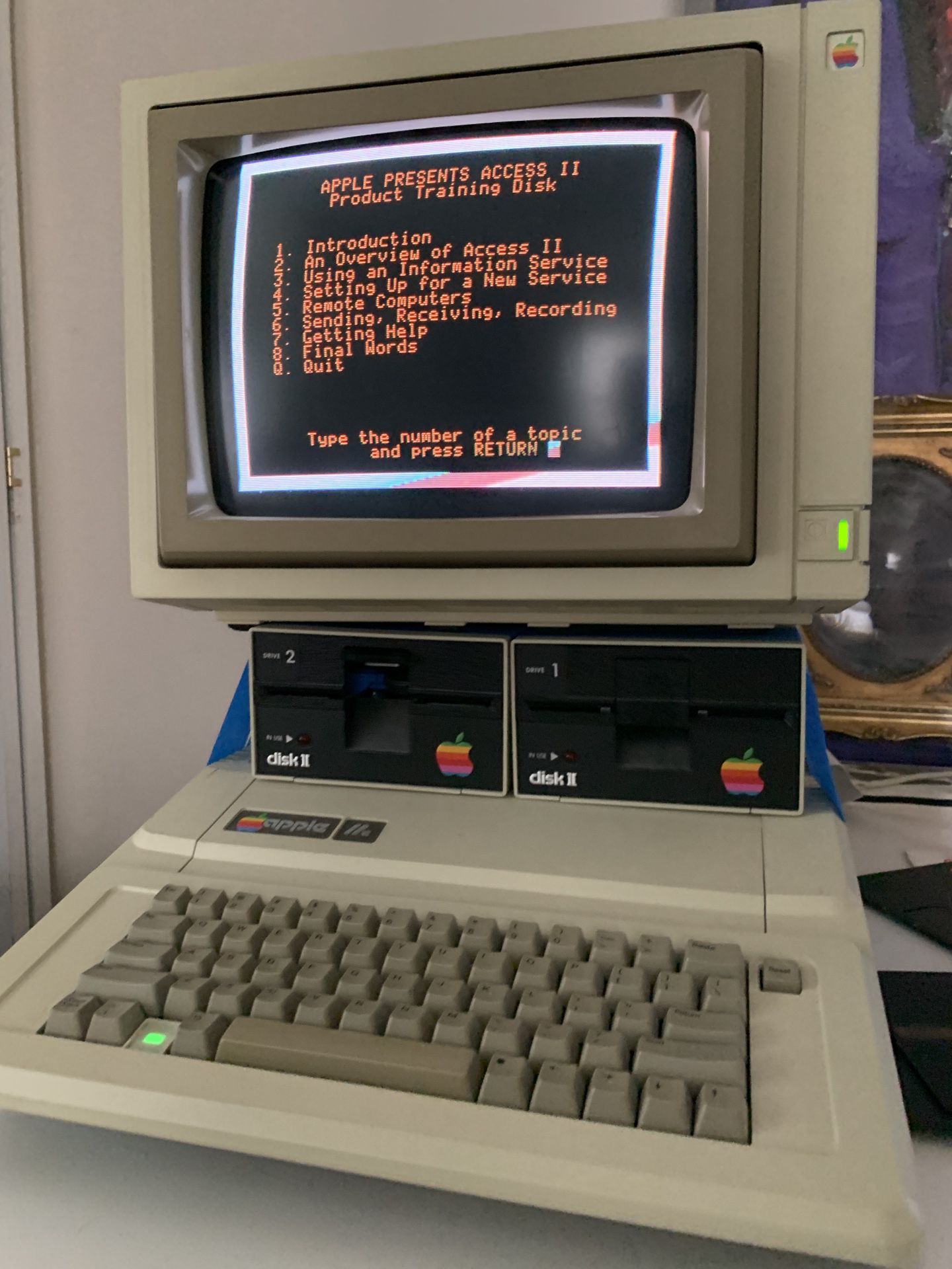Apple IIe 1984