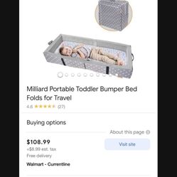 Toddler Portable Bed 