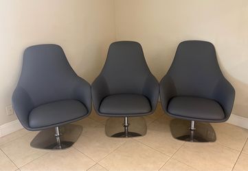 Commercial Waiting Room Lounge Chairs – Heavy Duty Set of 3