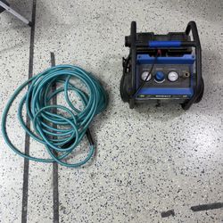 Kobalt 2 Gallon Quiet Tech Compressor And Air Line