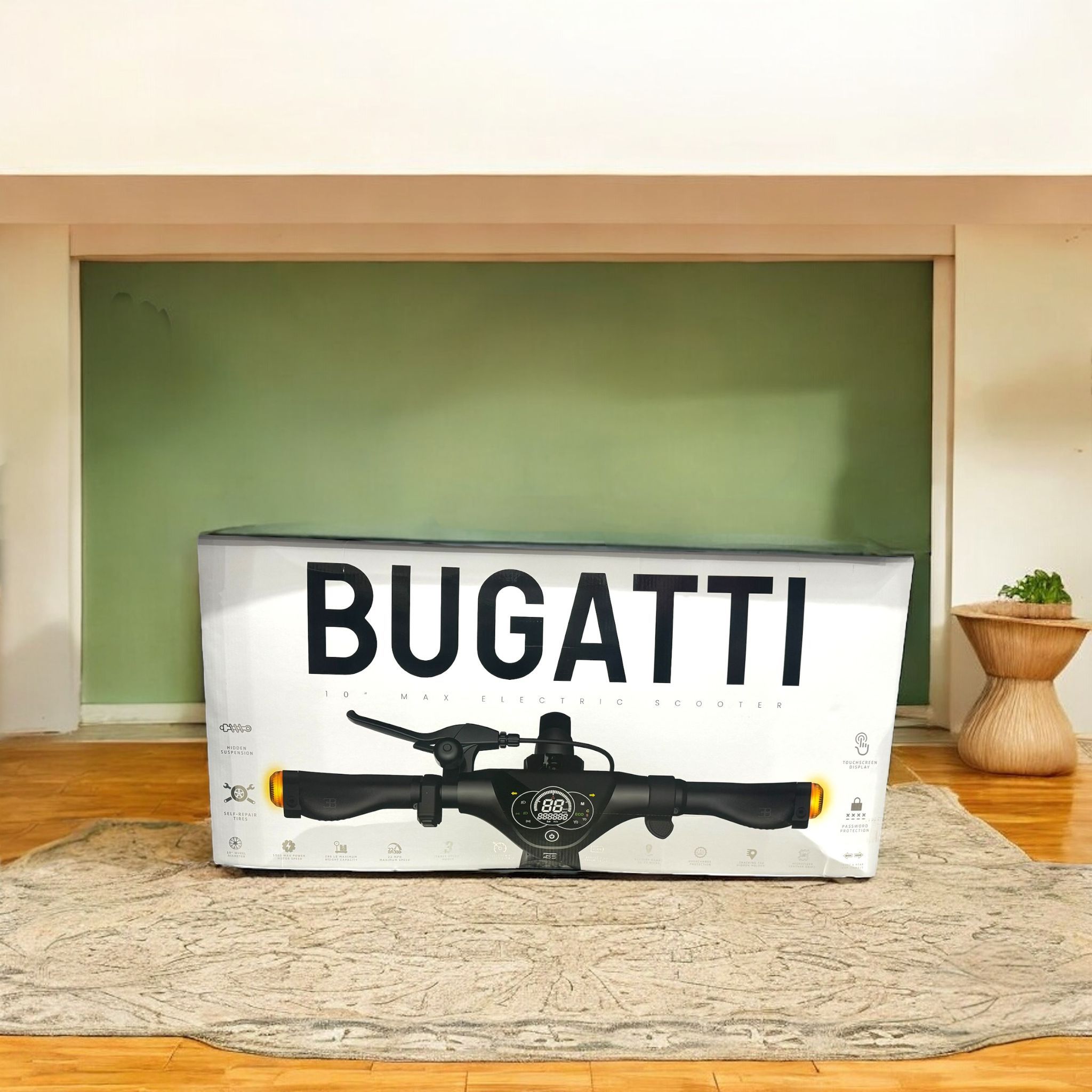 C1807473 Bugatti 10.0 Electric Scooter 22mph 37 mile range floor model display