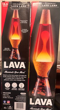 Lava Lite 2149 Colormax Volcano Print Lava Lamp * 2