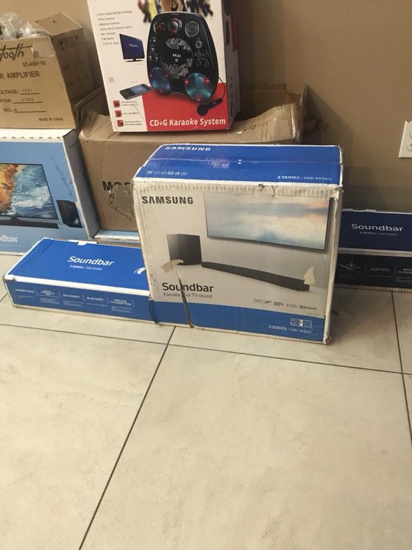 Samsung Soundbar with subwoofer HW-M369 $100 NEW IN BOX for Sale Mission, TX - OfferUp