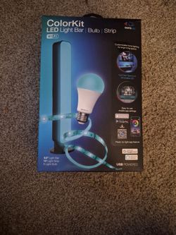 auraLED ColorKit WiFi USB Powered LED RGB Multicolor Dimmable Flexible Kit