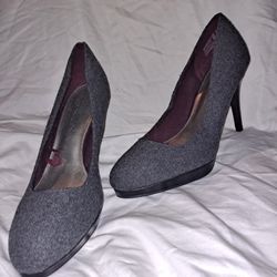 Gray Christian Siriano Heels