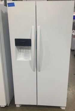 White Refrigerator Side by Side Door- Take it for Zero Down Ask For Details!