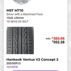 MST MT10 Rims