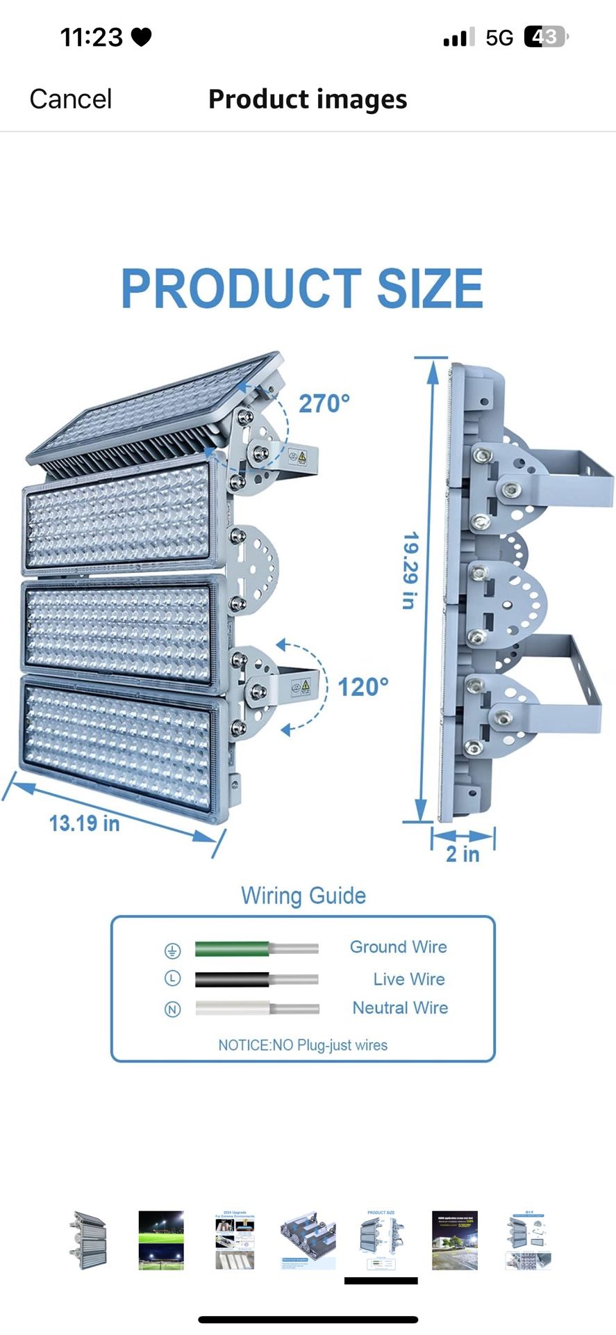 Kekeou Stadium Lights LED Flood Light Outdoor
