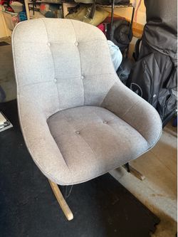 Gray Rocking Chair
