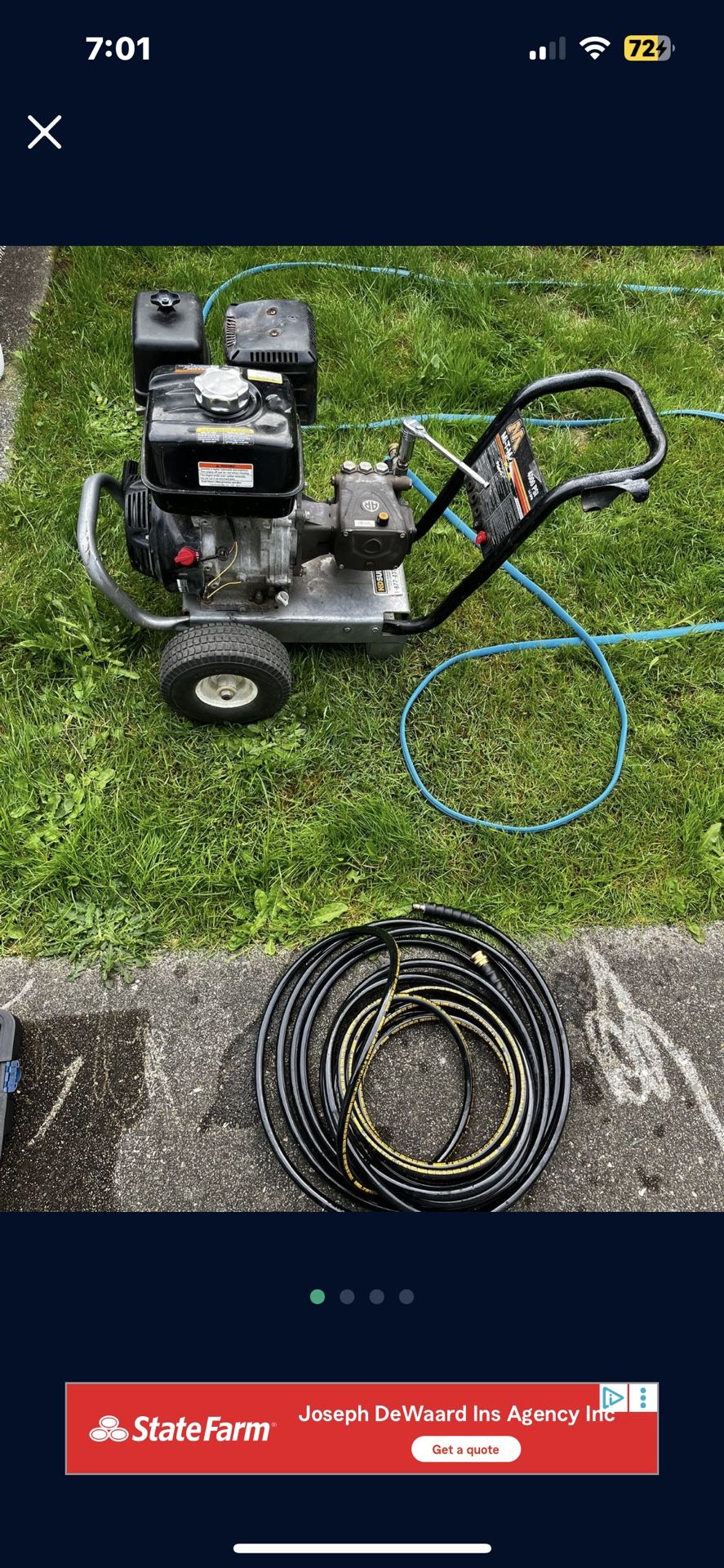 4000 Psi Pressure Washer 