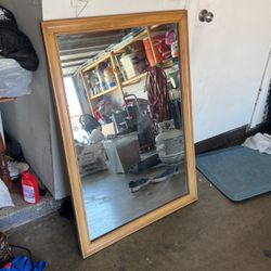 Wood Mirror 