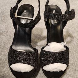 Sparkly Glitter Platform Heels