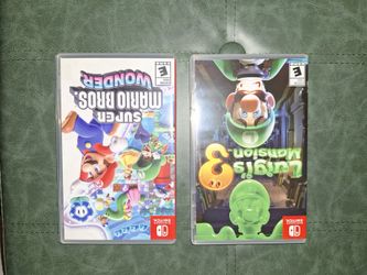 Mario Kart 8 and Luigis Mansion 3