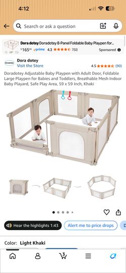 Foldable Large Playpen