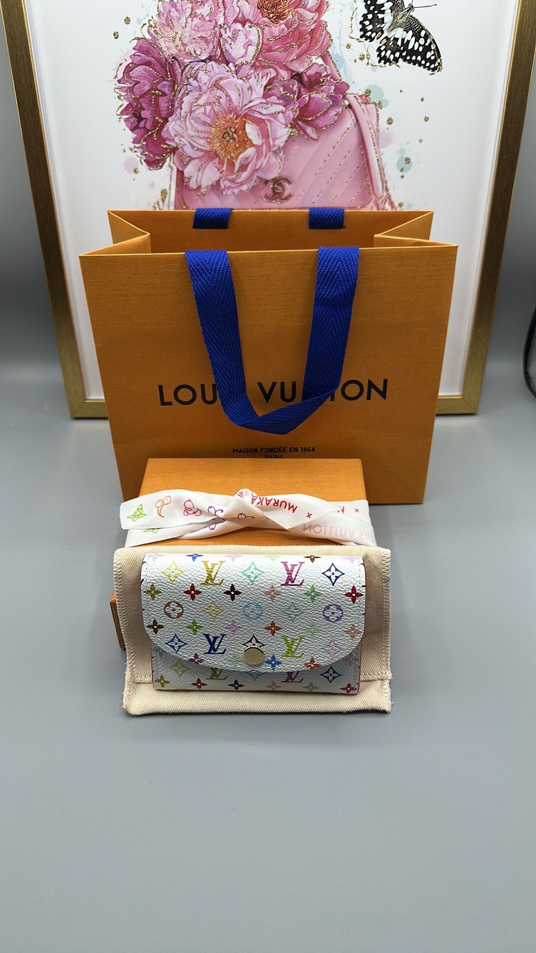 Louis Vuitton X Takashi Murakami Rosalie Coin Purse