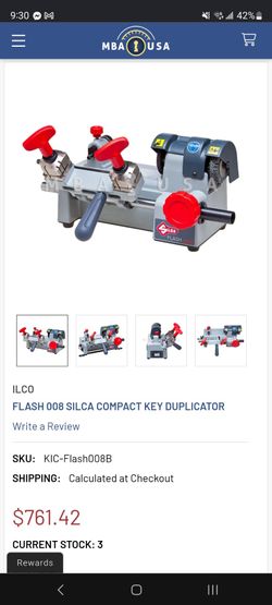 Flash 008 Silca compact Key Cutter/Duplicator