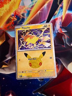 Pikachu 030/128 08/30 Holo 30th Anniversary Celebration Pokémon English