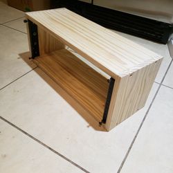 4 unit Rack Case Made of wood Exellent!!