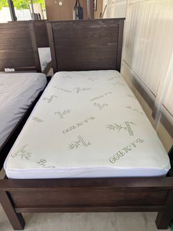 Bed frames with mattress