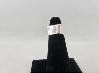 Tiffany & Co Sterling Silver Frank Gehry Wide Torque Band - Size 4