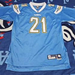 Used Vintage Youth San Diego Chargers Ladainian Tomlinson Reebok Jersey, Youth XL