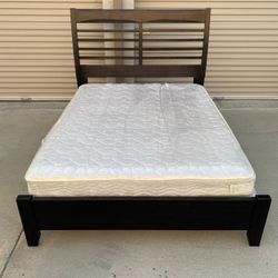 Queen Bed Frame With Mattress 
