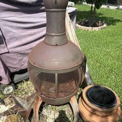 Metal Chimney Fire Pit 