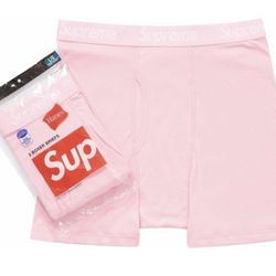 Supreme Hanes Boxer Briefs (Sz. M/L/XL)
