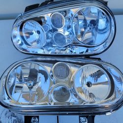 99-06 Volkswagen Golf 99-02 Cabrio Headlights Luces Micas Calaveras Faros Faroles Focos