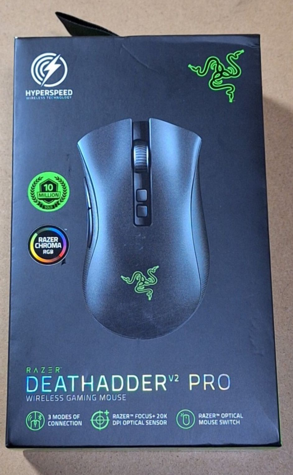 new Razer DeathAdder V2 Pro Wireless Gaming Mouse