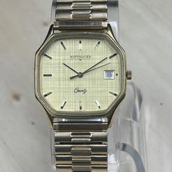 🌝🌝Super Rare Elegant Hexagonal Wittnauer W-Series Men Watch SWISS 1980s🌝🌝