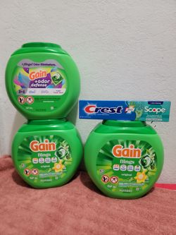 Tres botes de 42oz y una pasta por $35