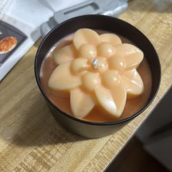 Soy Container Flower Candles 