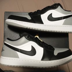 New Air Jordan 1 Low Shadow Toe Men Size 10.5