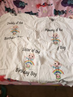 Cocomelon Happy Birthday Shirts