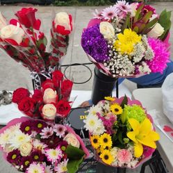 Valentines day fresh flowers clearance $10 Each