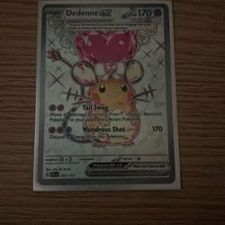 Dedenne EX card 