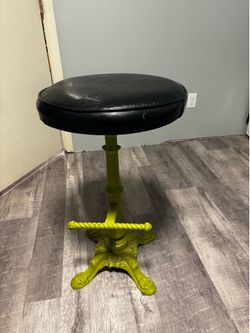 Vintage Cast Iron Stools (2)