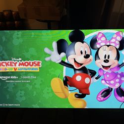 55” LED Samsung Flat Screen with wall mount roku 4k Stick Included (Delivery Available) 