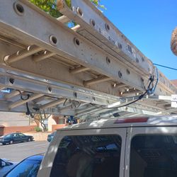Two  Aluminum Scaffolding Planks 20ft 16ft