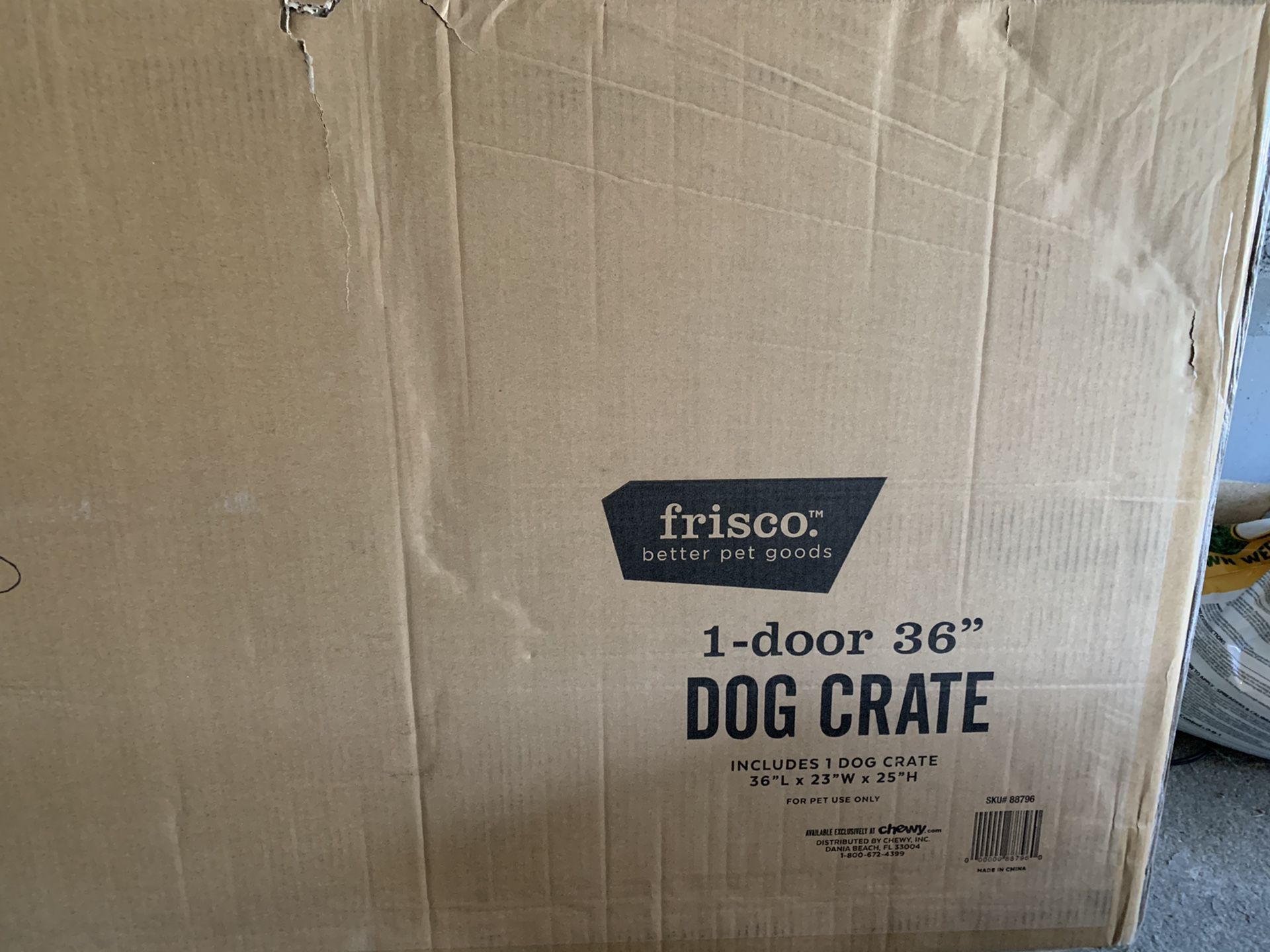 Dog cage crate ( 1-door 36”)